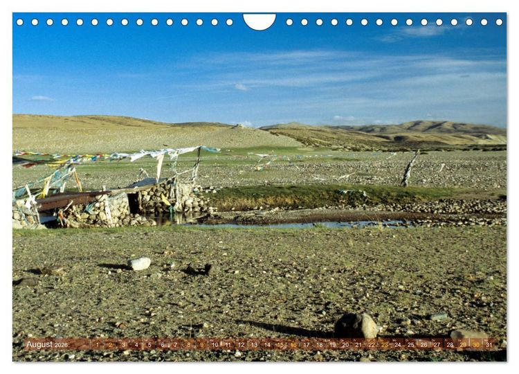 Produktbild: Tibet Das vergessene Land (Wandkalender 2026 DIN A4 quer), CALVENDO Monatskalender