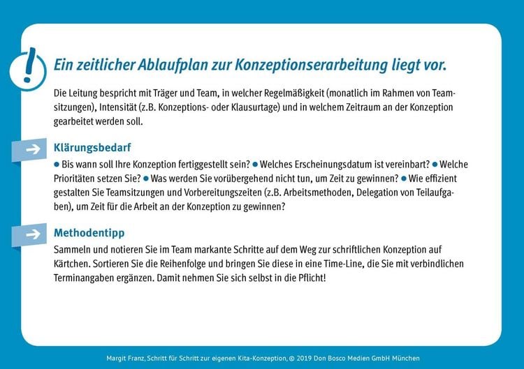 Produktbild: Schritt f&uuml;r Schritt zur eigenen Kita-Konzeption