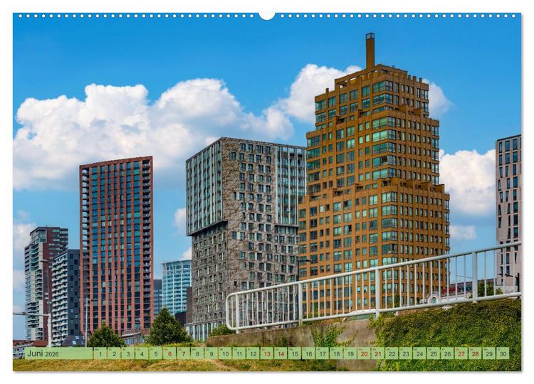 Produktbild: Rotterdam - modern und pulsierend (Wandkalender 2026 DIN A2 quer), CALVENDO Monatskalender