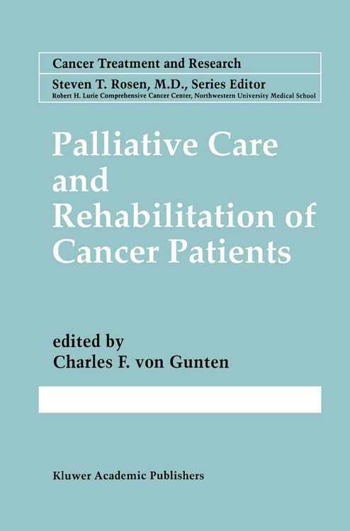 Produktbild: Palliative Care and Rehabilitation of Cancer Patients