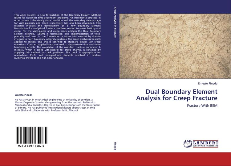 Produktbild: Dual Boundary Element Analysis for Creep Fracture