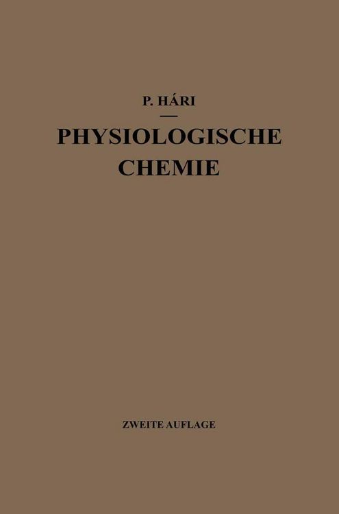 Produktbild: Kurzes Lehrbuch der Physiologischen Chemie
