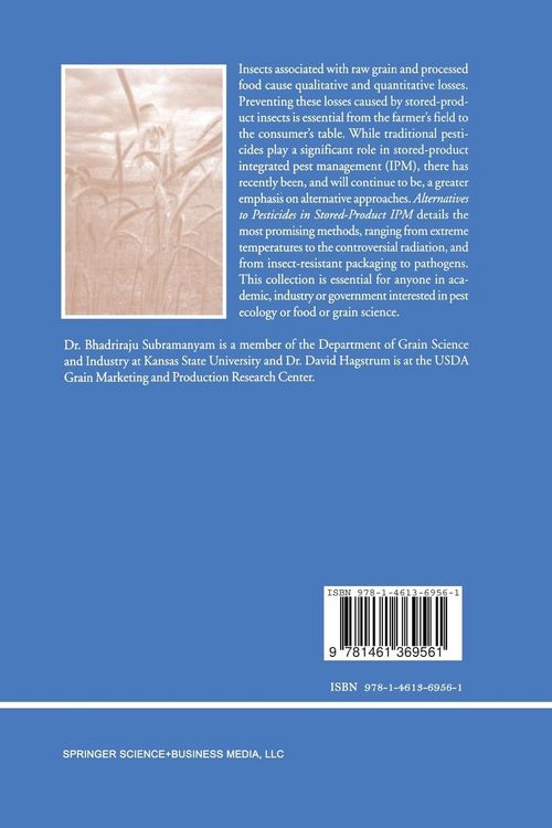 Produktbild: Alternatives to Pesticides in Stored-Product IPM