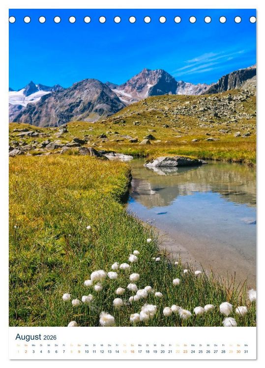 Produktbild: Sommer in &Ouml;sterreich - sonnige Tage in den Bergen (Tischkalender 2026 DIN A5 hoch), CALVENDO Monatskalender
