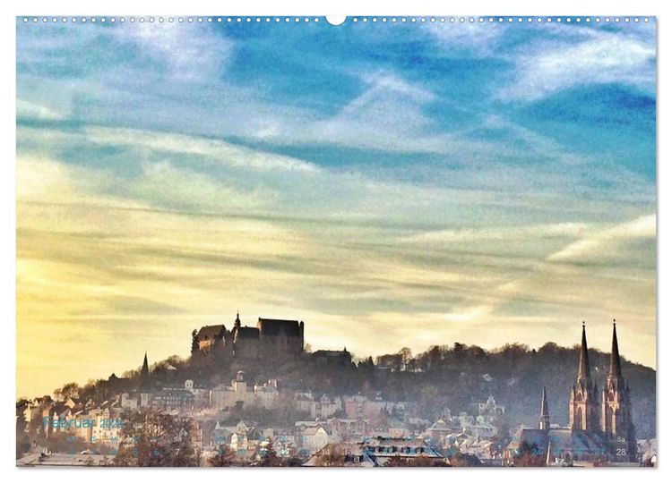 Produktbild: Marburg 2026 (hochwertiger Premium Wandkalender 2026 DIN A2 quer), Kunstdruck in Hochglanz