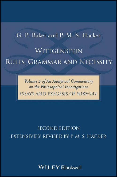 Produktbild: Wittgenstein: Rules, Grammar and Necessity