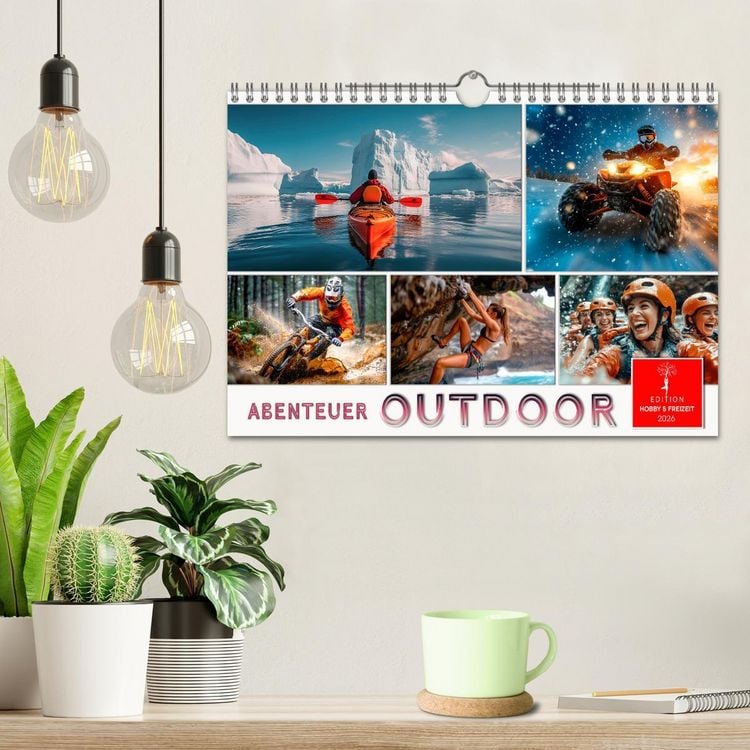 Produktbild: Abenteuer Outdoor (Wandkalender 2026 DIN A4 quer), CALVENDO Monatskalender