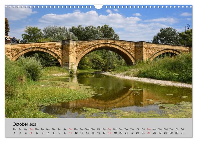 Produktbild: Historic Bridges of Provence (Wall Calendar 2026 DIN A3 landscape), CALVENDO 12 Month Wall Calendar