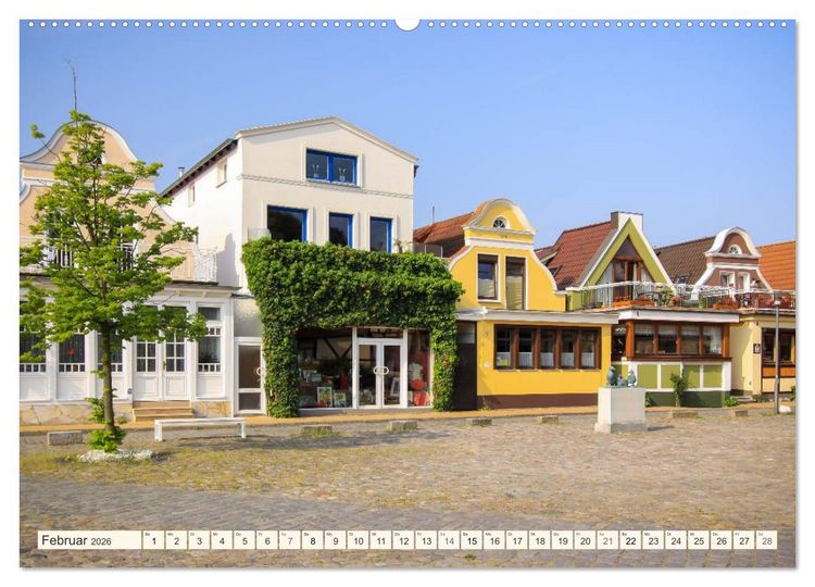 Produktbild: Seebad Warnem&uuml;nde (hochwertiger Premium Wandkalender 2026 DIN A2 quer), Kunstdruck in Hochglanz