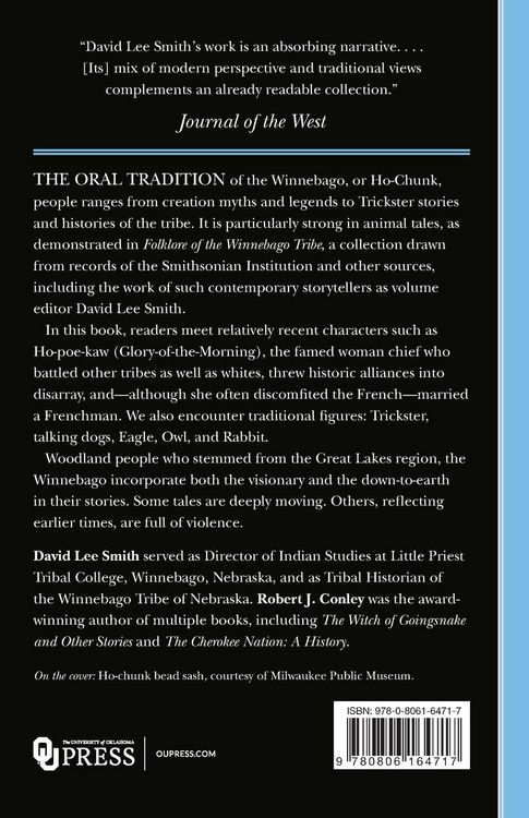 Produktbild: Folklore of the Winnebago Tribe