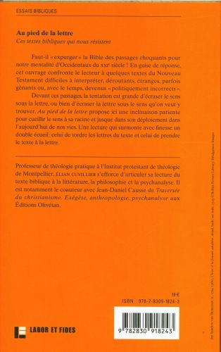 Produktbild: Au pied de la lettre