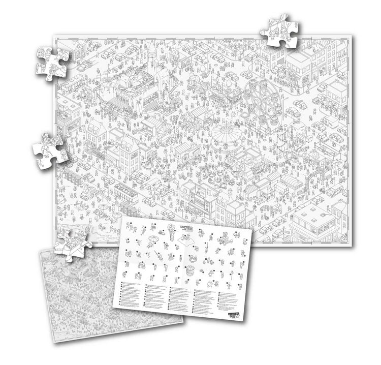 Produktbild: MicroMacro Puzzle: Die Kirmes 500 Teile