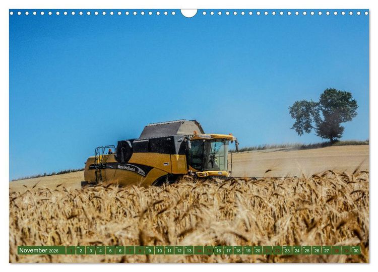 Produktbild: Landwirtschaft - Giganten im Kornfeld (Wandkalender 2026 DIN A3 quer), CALVENDO Monatskalender