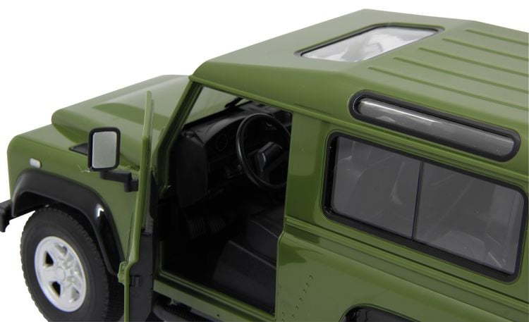 Produktbild: Jamara Land Rover Defender 1:14 gr&uuml;n T&uuml;r manuell 40MHz