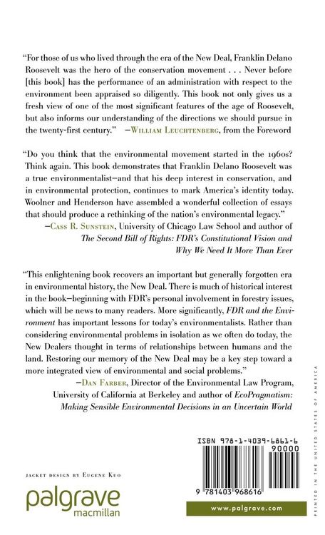 Produktbild: FDR and the Environment