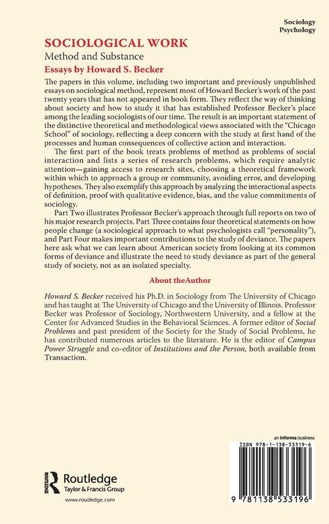 Produktbild: Sociological Work