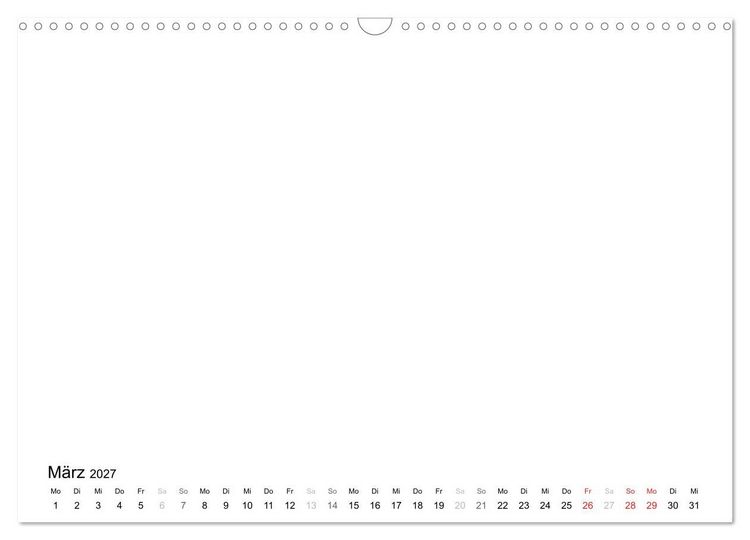 Produktbild: Bastelkalender - Weiss (Wandkalender 2027 DIN A3 quer), CALVENDO Monatskalender