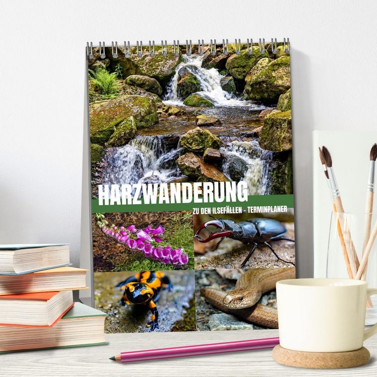 Produktbild: Harzwanderung zu den Ilsef&auml;llen - Terminplaner (Tischkalender 2026 DIN A5 hoch), CALVENDO Monatskalender