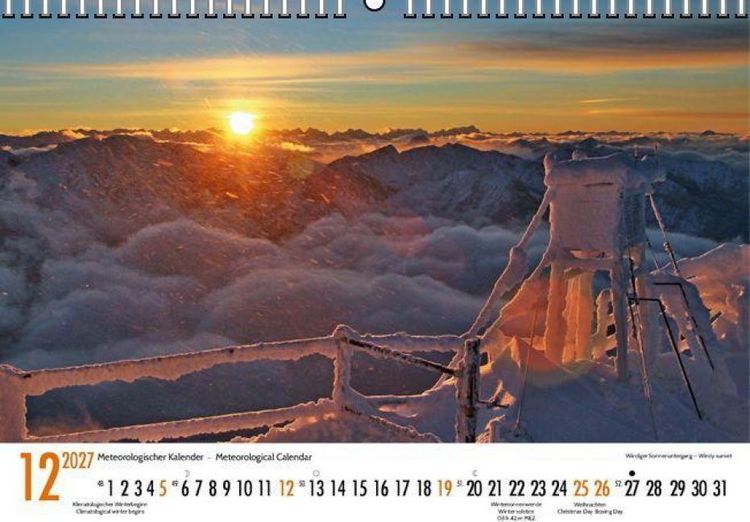 Produktbild: Meteorologischer Kalender 2027 Meteorological Calendar