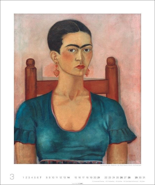 Produktbild: Frida Kahlo Edition Kalender 2027