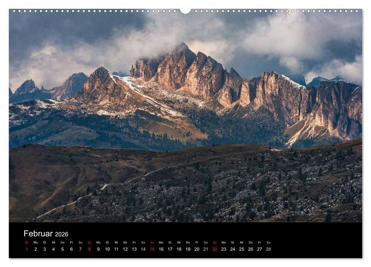 Produktbild: Von Venetien nach S&uuml;dtirol (Wandkalender 2026 DIN A2 quer), CALVENDO Monatskalender