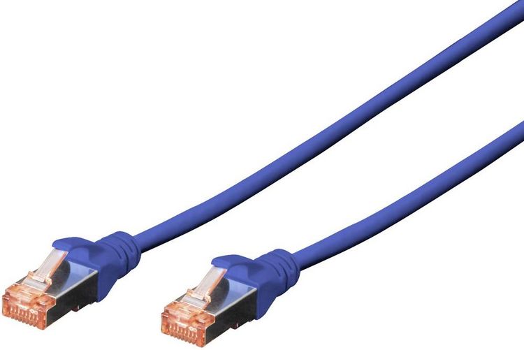 Produktbild: Digitus DK-1644-070 RJ45 Patchkabel CAT 6 S/FTP 7.00 m Grau Halogenfrei, verdrillte Paare, mit Rastnasenschutz, Flammwidrig 1 St.