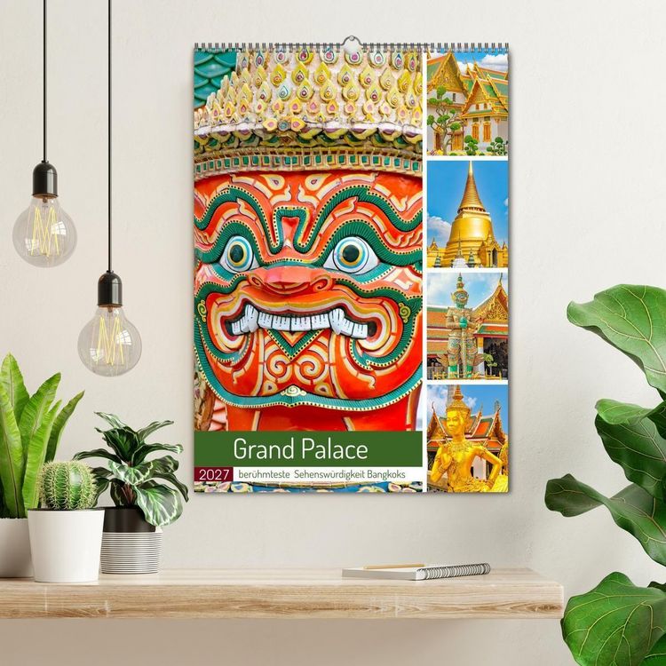 Produktbild: Grand Palace - ber&uuml;hmteste Sehensw&uuml;rdigkeit Bangkoks (Wandkalender 2027 DIN A2 hoch), CALVENDO Monatskalender