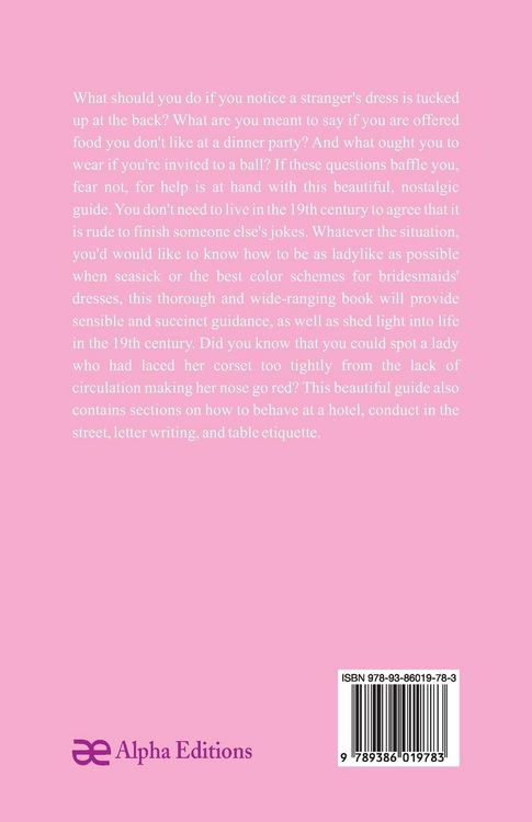 Produktbild: The Ladies Book of Etiquette and Manual of Politeness
