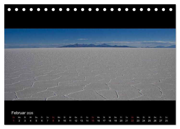 Produktbild: Peru & Bolivien - Land der Inka (Tischkalender 2026 DIN A5 quer), CALVENDO Monatskalender