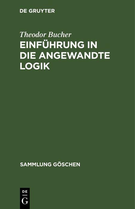 Produktbild: Einf&uuml;hrung in die angewandte Logik