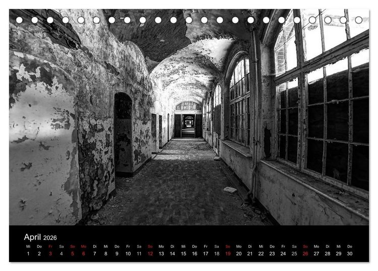 Produktbild: lost beauty (Tischkalender 2026 DIN A5 quer), CALVENDO Monatskalender