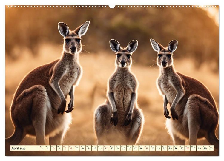 Produktbild: Australiens faszinierende Fauna (Wandkalender 2026 DIN A2 quer), CALVENDO Monatskalender