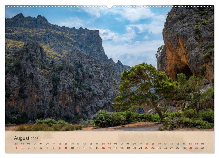 Produktbild: Mallorca - Perle des Mittelmeers (hochwertiger Premium Wandkalender 2026 DIN A2 quer), Kunstdruck in Hochglanz