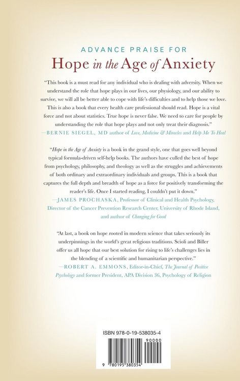 Produktbild: Hope in the Age of Anxiety