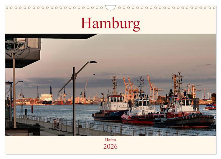 Produktbild: Hamburg Hafen (Wandkalender 2026 DIN A3 quer), CALVENDO Monatskalender