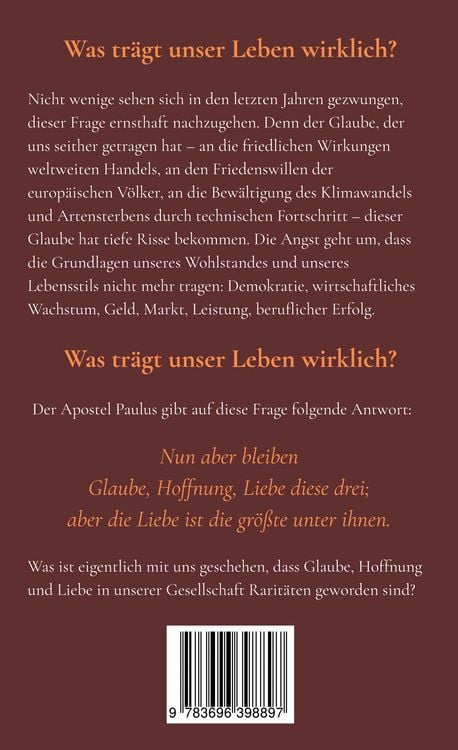 Produktbild: Glaube - Hoffnung - Liebe