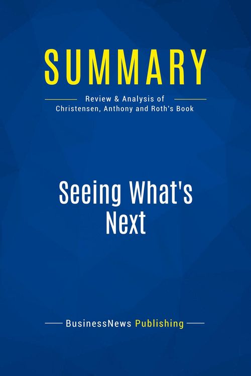 Produktbild: Summary: Seeing What's Next