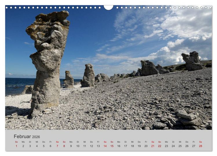 Produktbild: Gotland - Perle der Ostsee (Wandkalender 2026 DIN A3 quer), CALVENDO Monatskalender