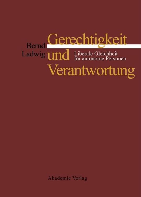 Produktbild: Gerechtigkeit und Verantwortung