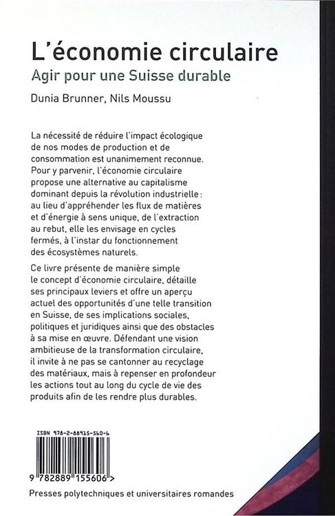 Produktbild: Economie circulaire