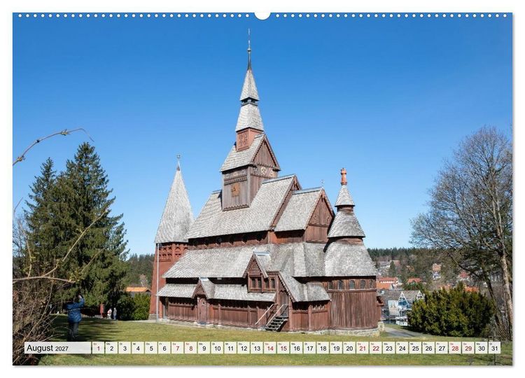 Produktbild: Goslar - Zwischen Fachwerk und Welterbe (Wandkalender 2027 DIN A2 quer), CALVENDO Monatskalender
