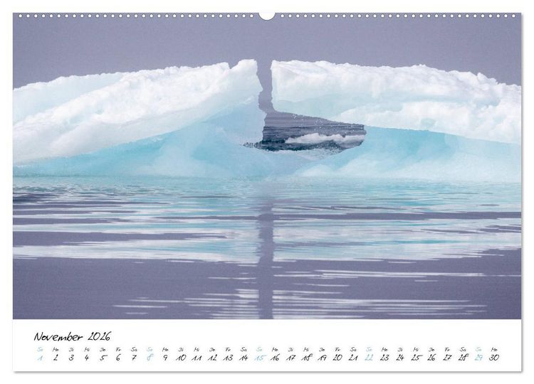 Produktbild: Heike Odermatt: 80&deg; Nord - Fotografien von Spitzbergen und Nordaustland (hochwertiger Premium Wandkalender 2026 DIN A2 quer), Kunstdruck in Hochglanz
