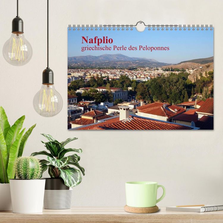 Produktbild: Nafplio &ndash; griechische Perle des Peloponnes (Wandkalender 2026 DIN A4 quer), CALVENDO Monatskalender