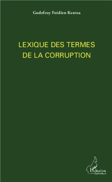 Produktbild: Lexique des termes de la corruption