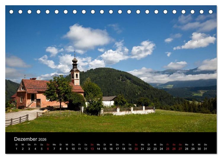 Produktbild: Ladinien - Wo S&uuml;dtirol am sch&ouml;nsten ist (Tischkalender 2026 DIN A5 quer), CALVENDO Monatskalender