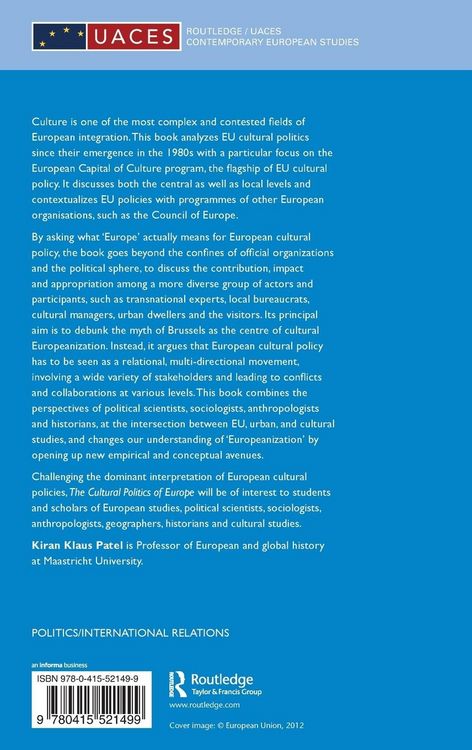 Produktbild: The Cultural Politics of Europe