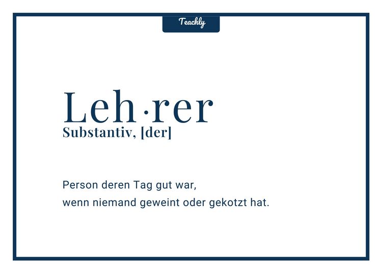 Produktbild: Teachly Postkarte, Lehrer Geweint oder ...