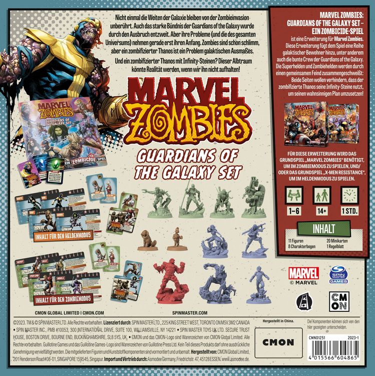 Produktbild: Marvel Zombies - Guardians of the Galaxy Set