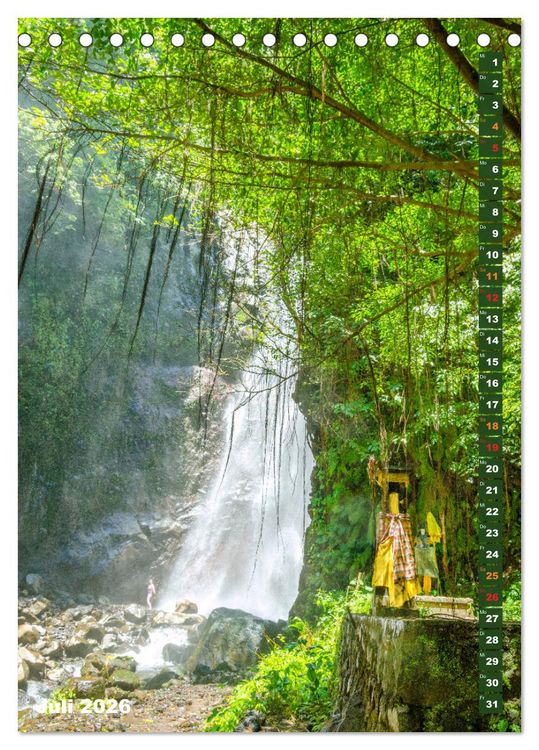 Produktbild: Exotisches Bali (Tischkalender 2026 DIN A5 hoch), CALVENDO Monatskalender