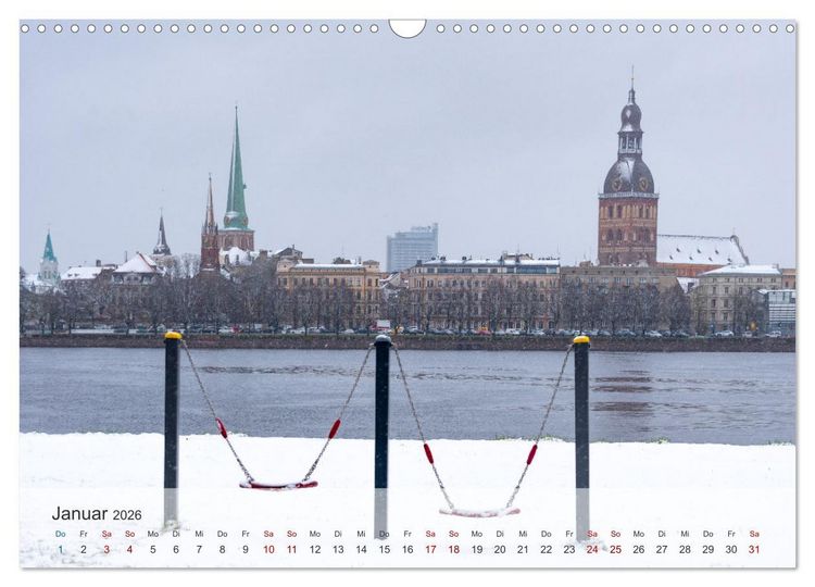 Produktbild: Riga - Paris des Ostens (Wandkalender 2026 DIN A3 quer), CALVENDO Monatskalender